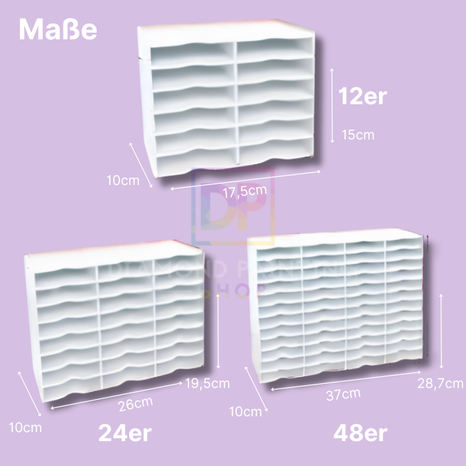 *Neu* Aufbewahrungs-Regal für Steine inkl. Sticker & Raster | Zubehör