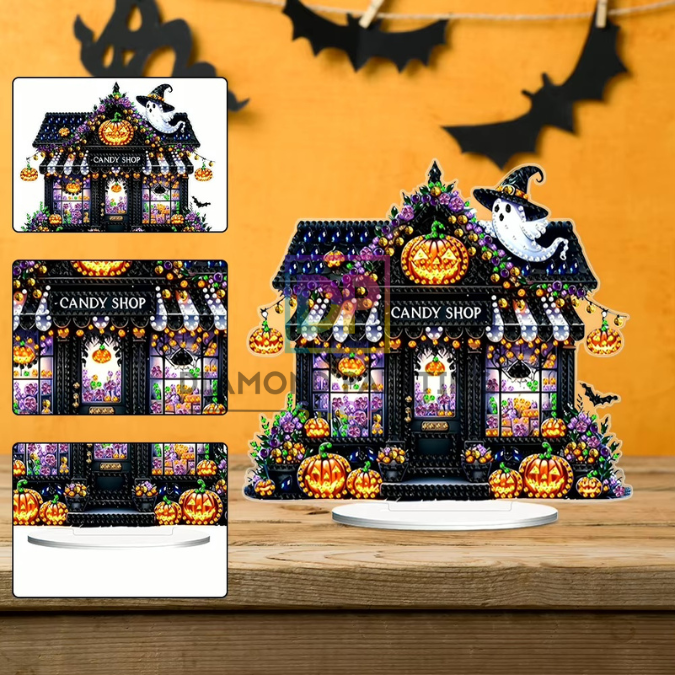 Halloween Diamond Painting Tischdeko-Set