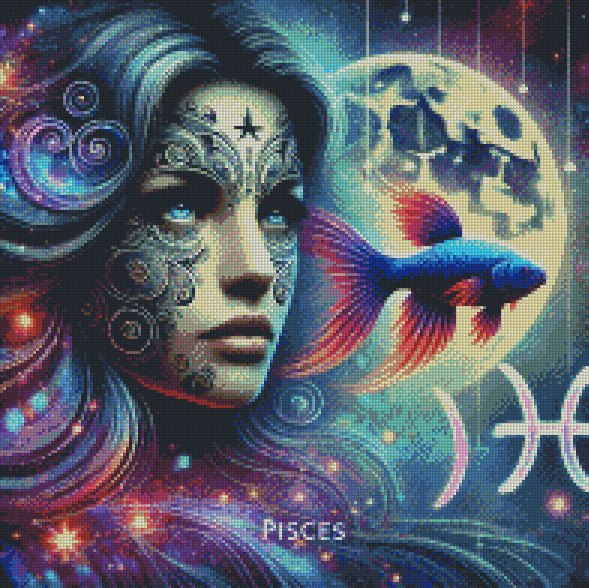 *Neu* Sternzeichen Motive mit Leucht & AB Steine