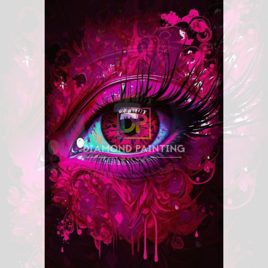 Mystic Vision – Funkelndes Diamantauge | 100% Strass