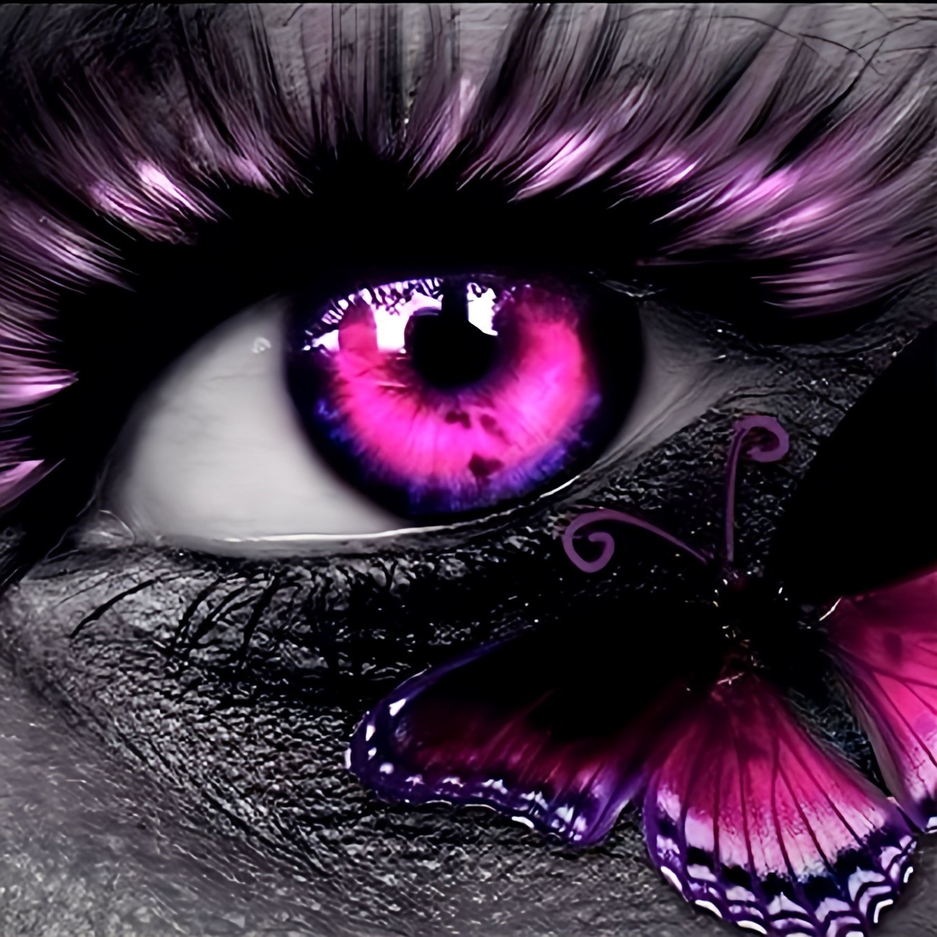Butterfly Eye mit AB Farben
