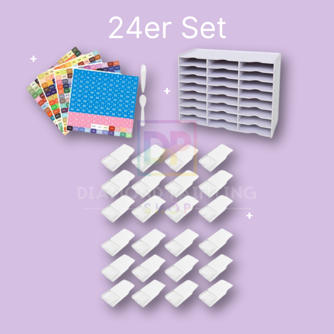 *Neu* Aufbewahrungs-Regal für Steine inkl. Sticker & Raster | Zubehör