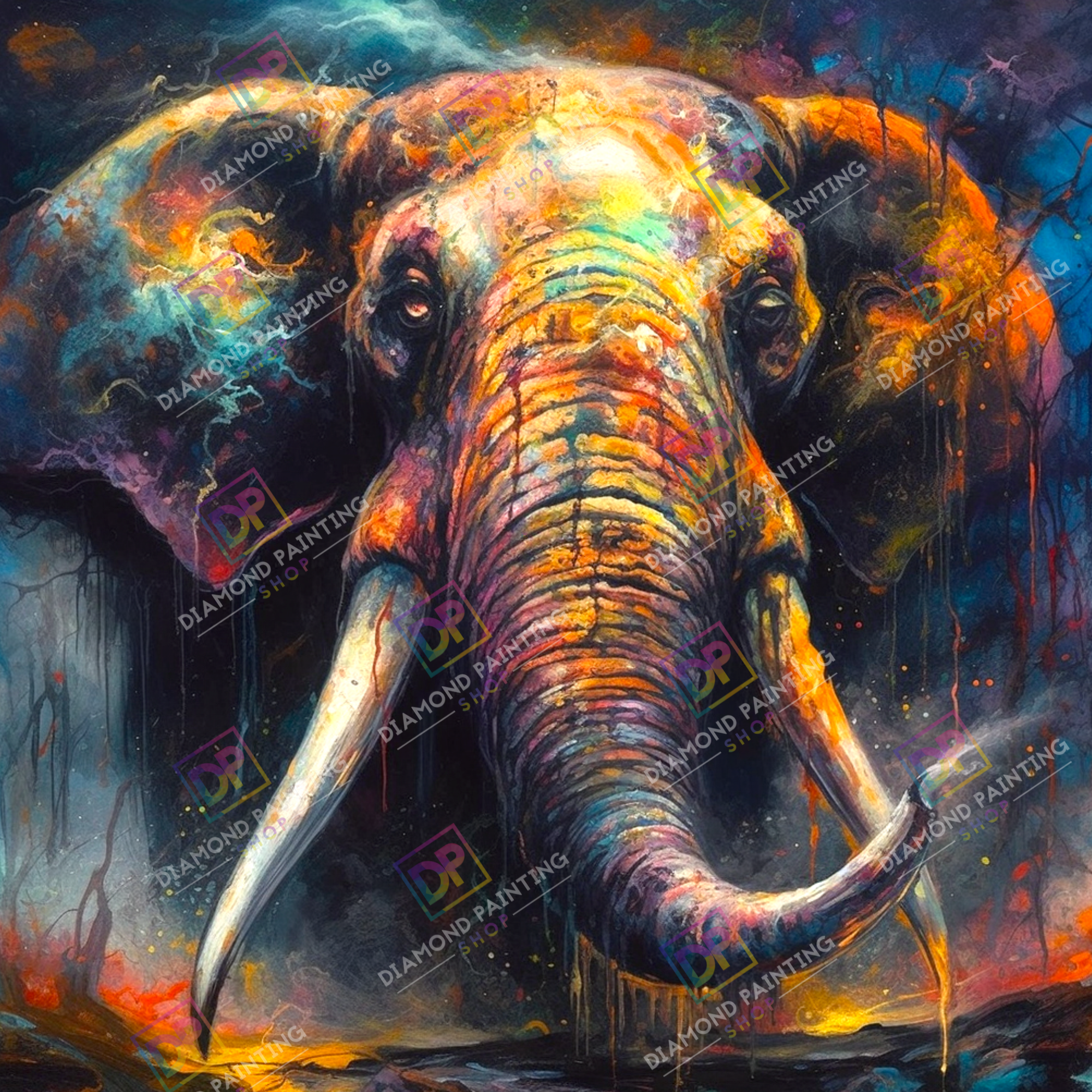 Colorful Elephant