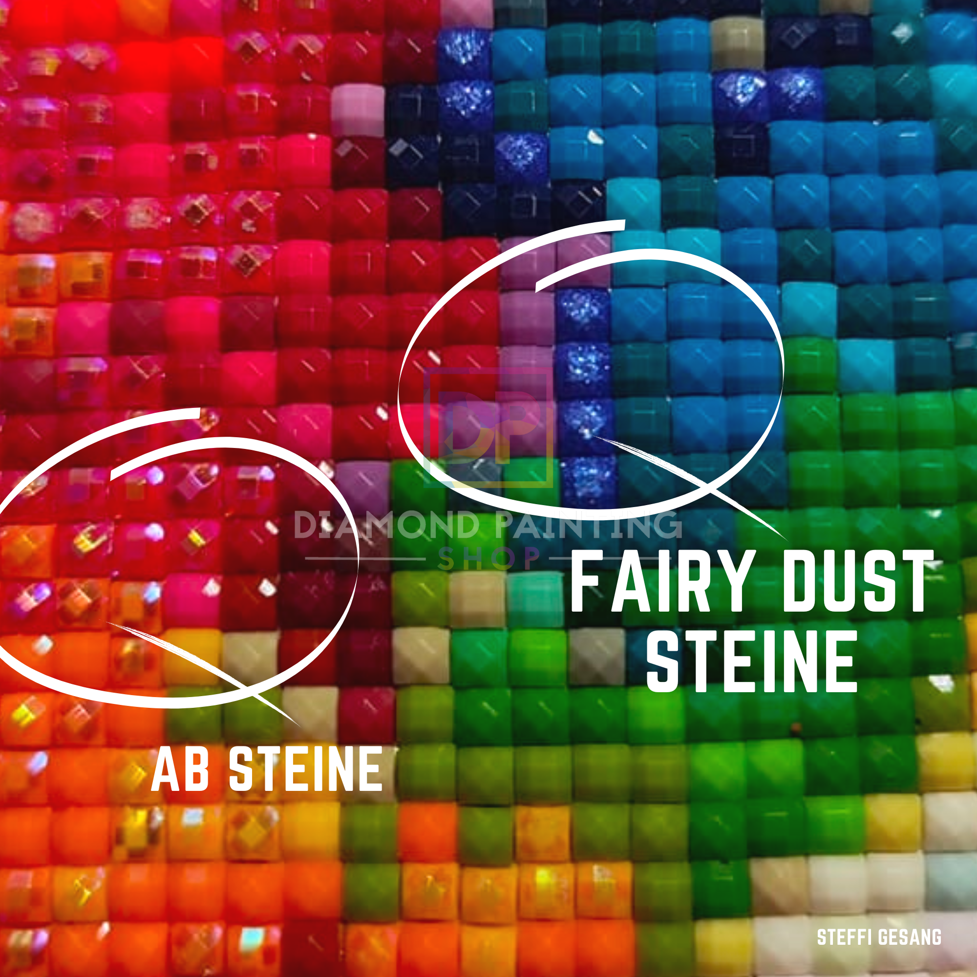 Fairy Dust Steine | Feenstaub 10g | Eckig & Rund