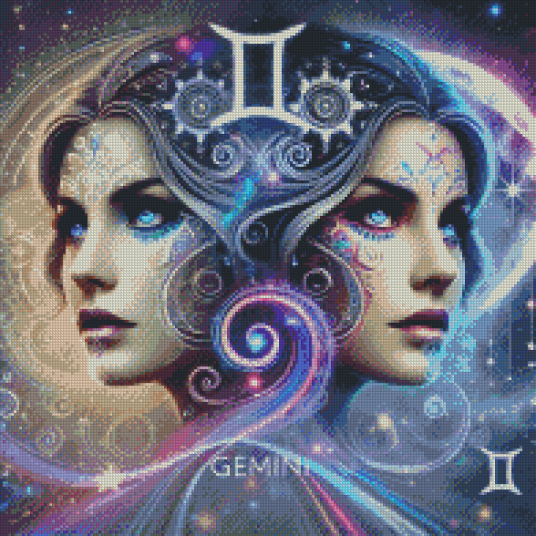 *Neu* Sternzeichen Motive mit Leucht & AB Steine