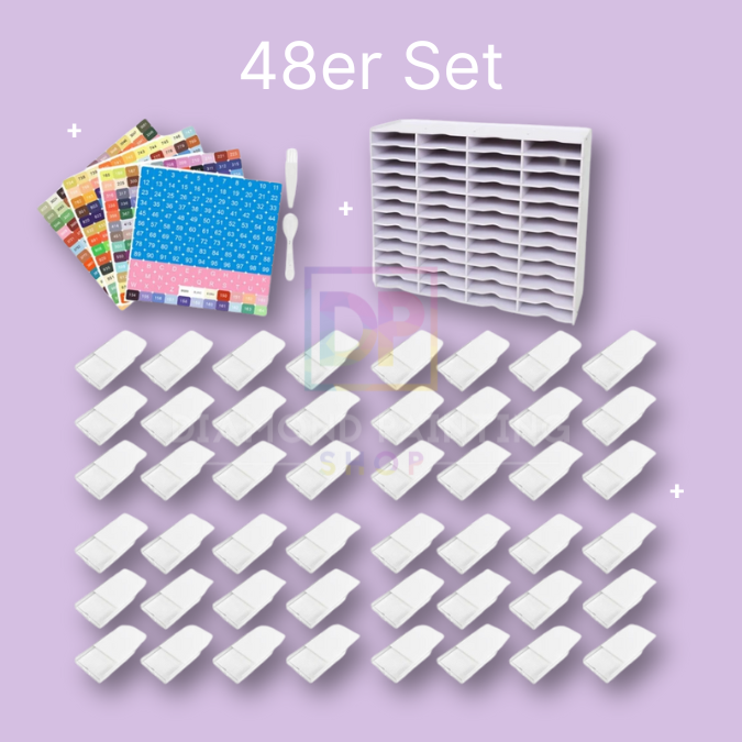 *Neu* Aufbewahrungs-Regal für Steine inkl. Sticker & Raster | Zubehör