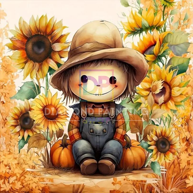 Autumn Scarecrow Smile