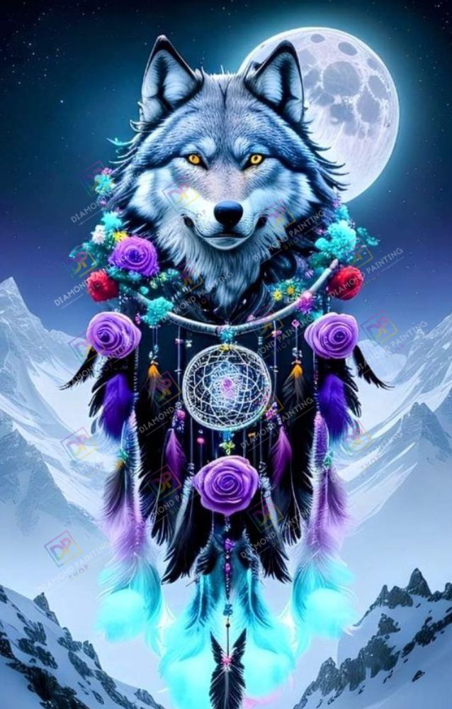 Traumfänger Wolf
