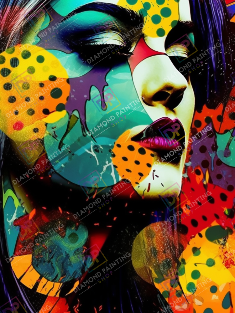 XL Pop Art mit AB Farben