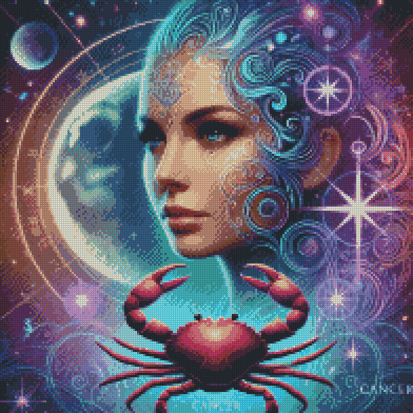 *Neu* Sternzeichen Motive mit Leucht & AB Steine