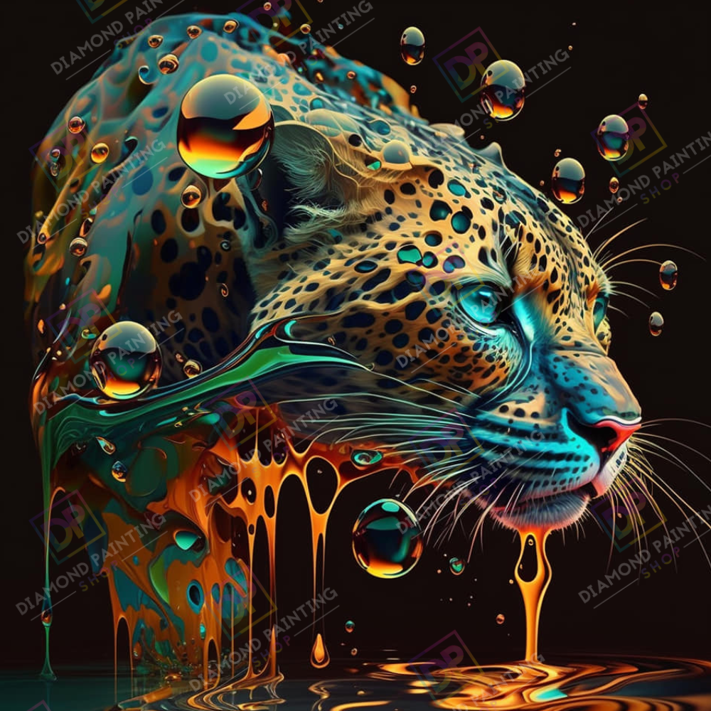 Fantasy Leopard 100% Strass