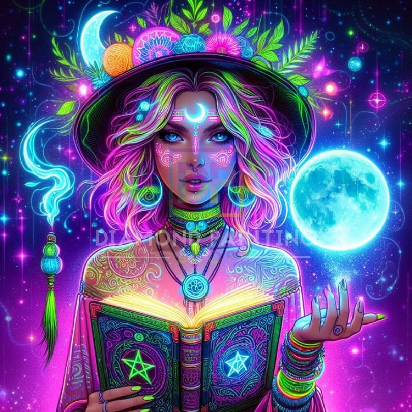 Neon Witch’s Spell mit Neon und AB Farben