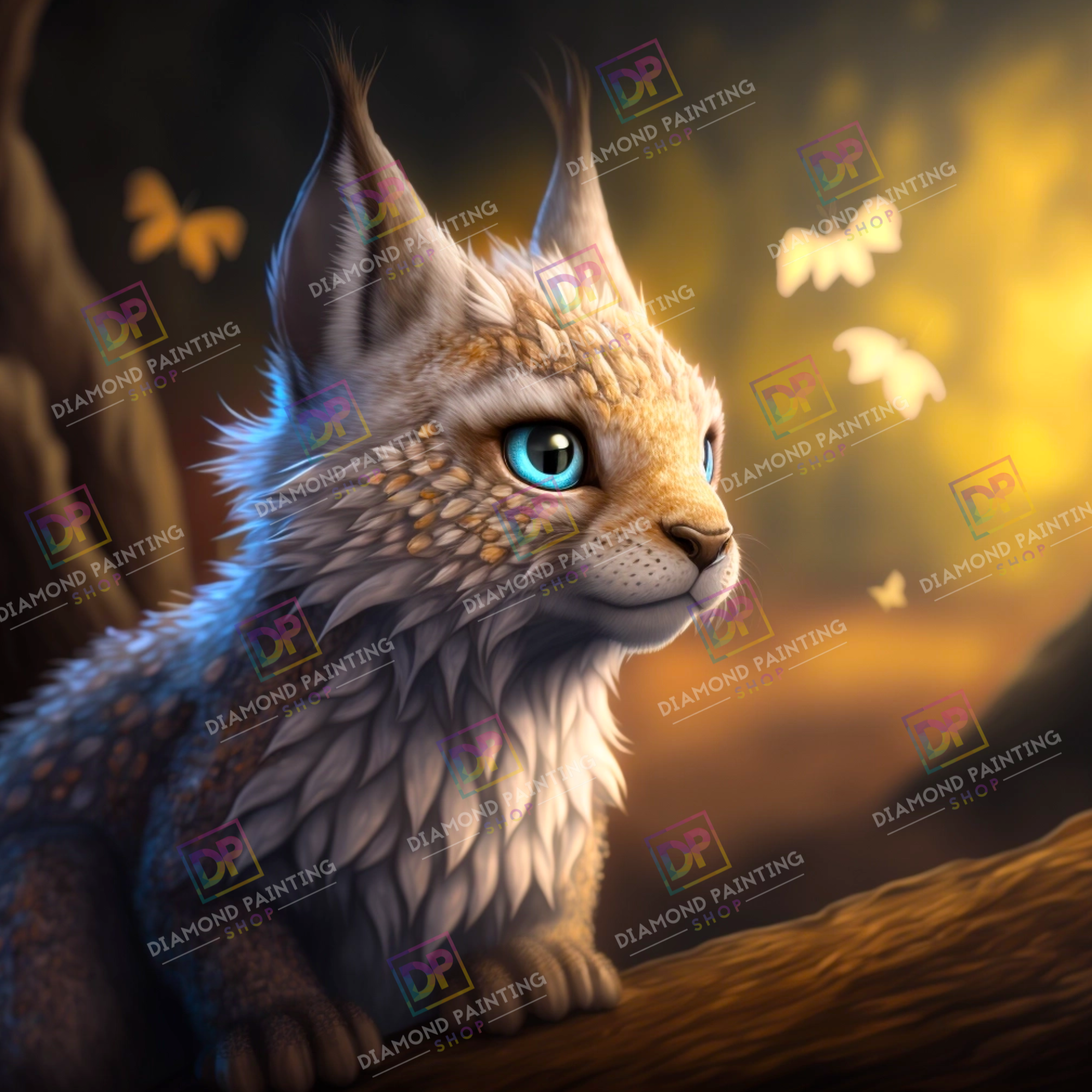 "Fjory" der Baby Luchs