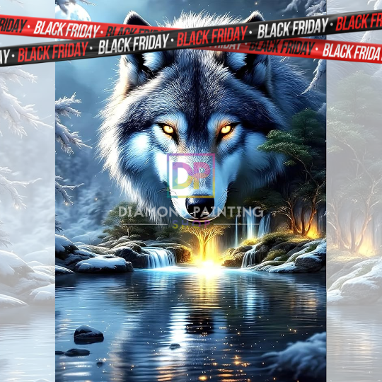 Mystischer Wächter – Wolf mit Leucht- und AB-Steinen