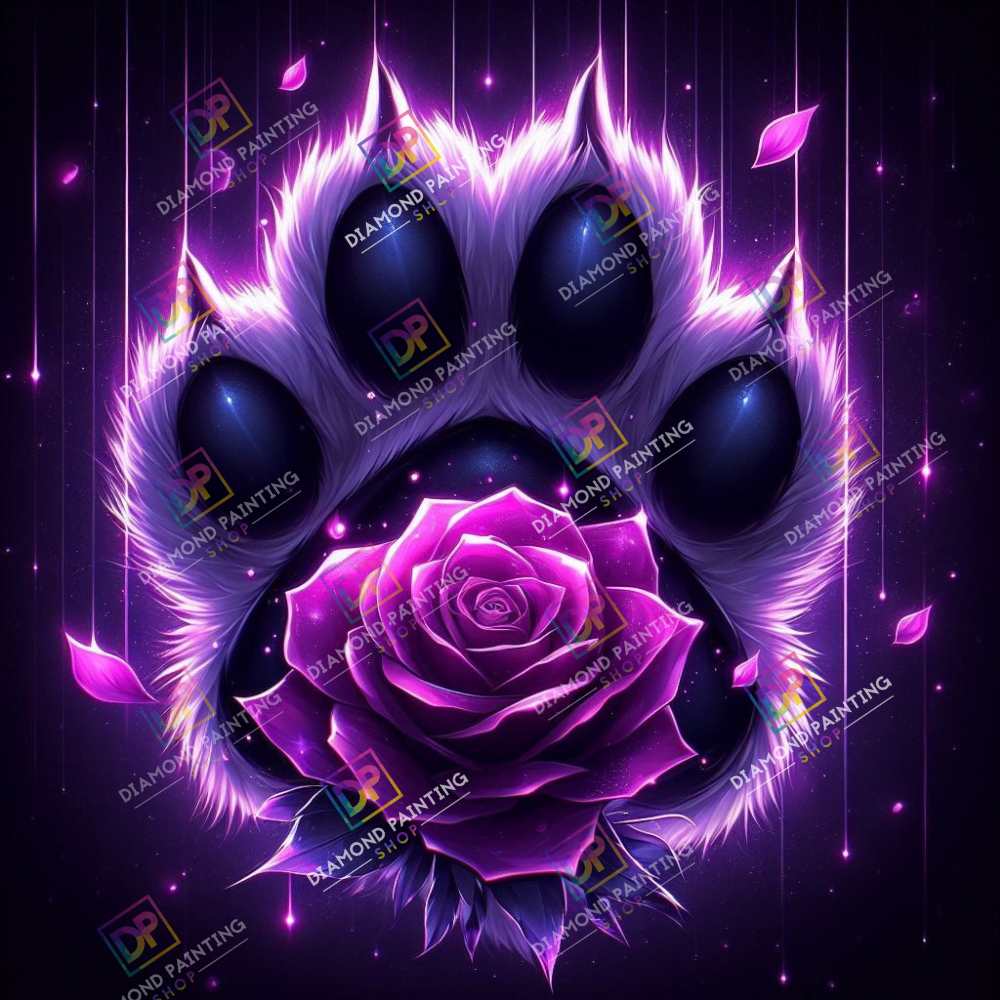 Hundeliebe mit Leuchtsteinen