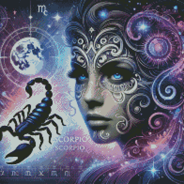 *Neu* Sternzeichen Motive mit Leucht & AB Steine