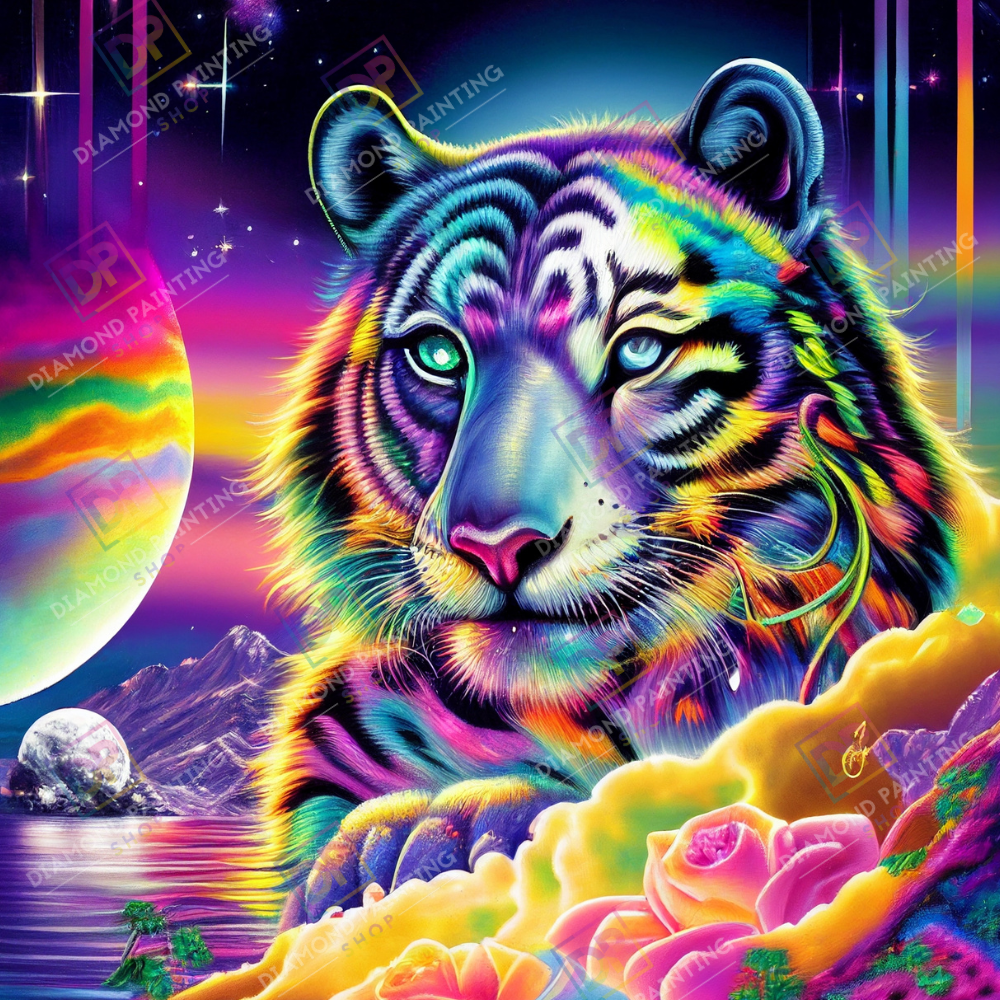 Rainbow Tiger mit AB Farben