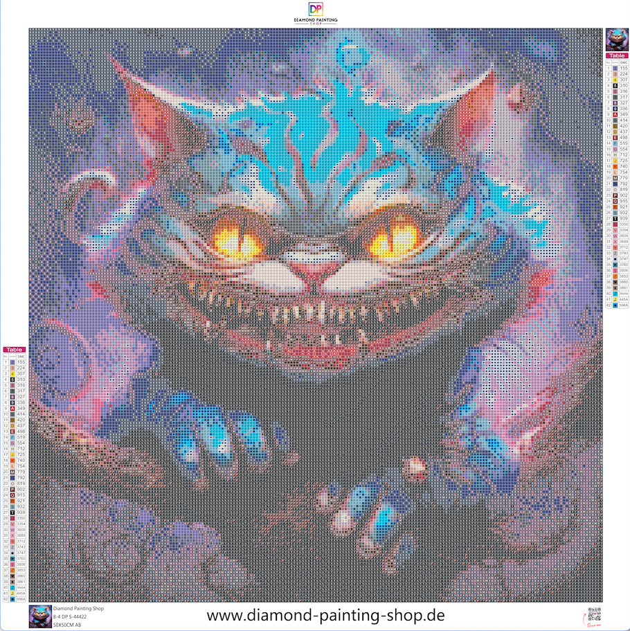 Grinsekatze mit AB Farben