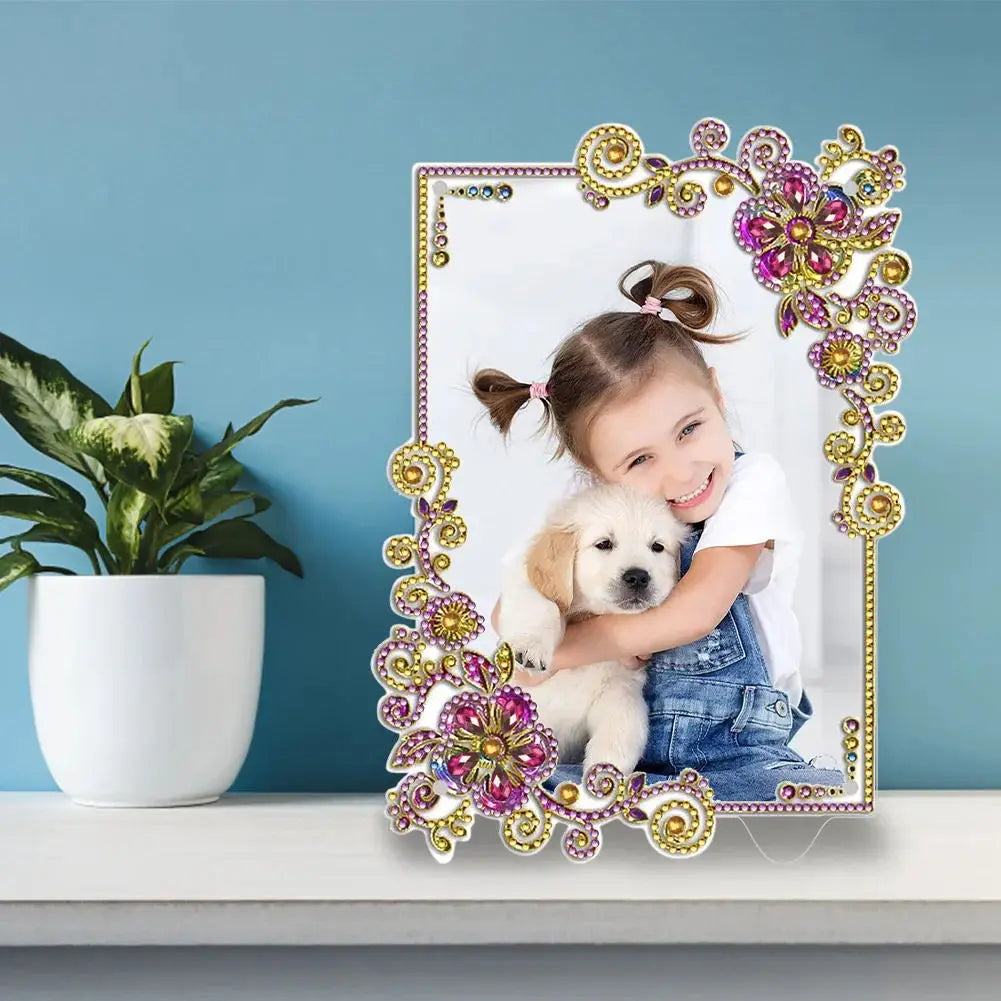 Diamond Painting Bilderrahmen – Luxus 3D Strass Foto-Rahmen mit Spezialsteinen | Verschiedene Designs