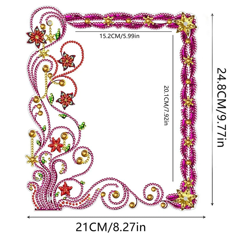 Diamond Painting Bilderrahmen – Luxus 3D Strass Foto-Rahmen mit Spezialsteinen | Verschiedene Designs