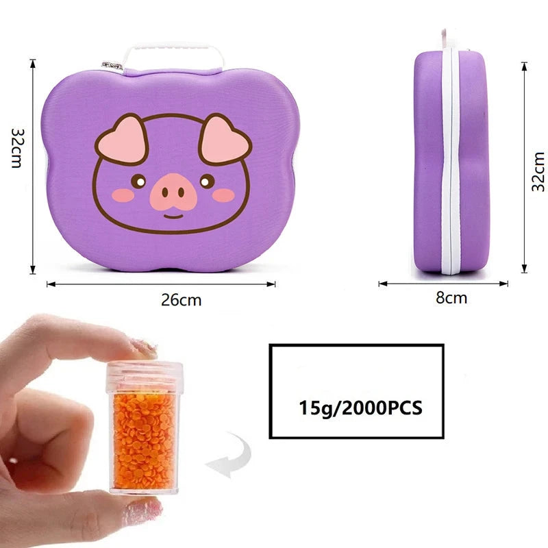 Starterkit | Vielseitiges Aufbewahrungsset für Diamond Painting | +70 Teile