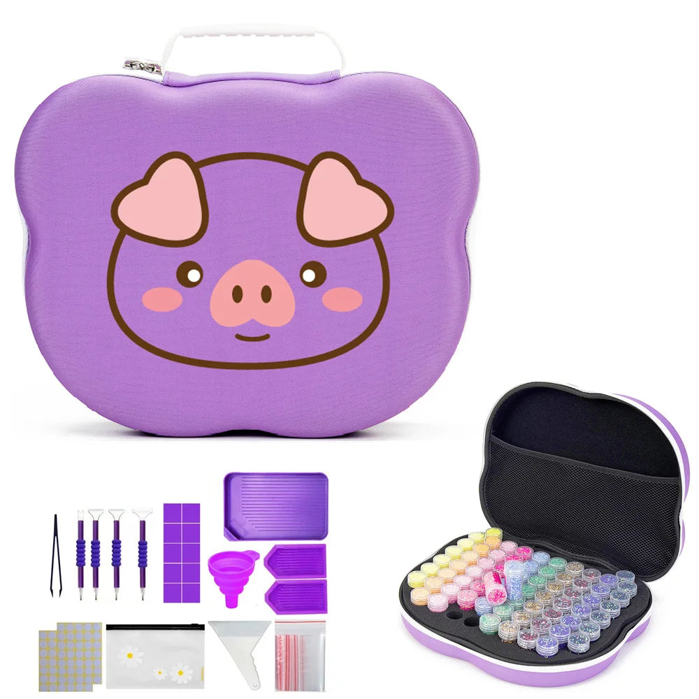 Starterkit | Vielseitiges Aufbewahrungsset für Diamond Painting | +70 Teile
