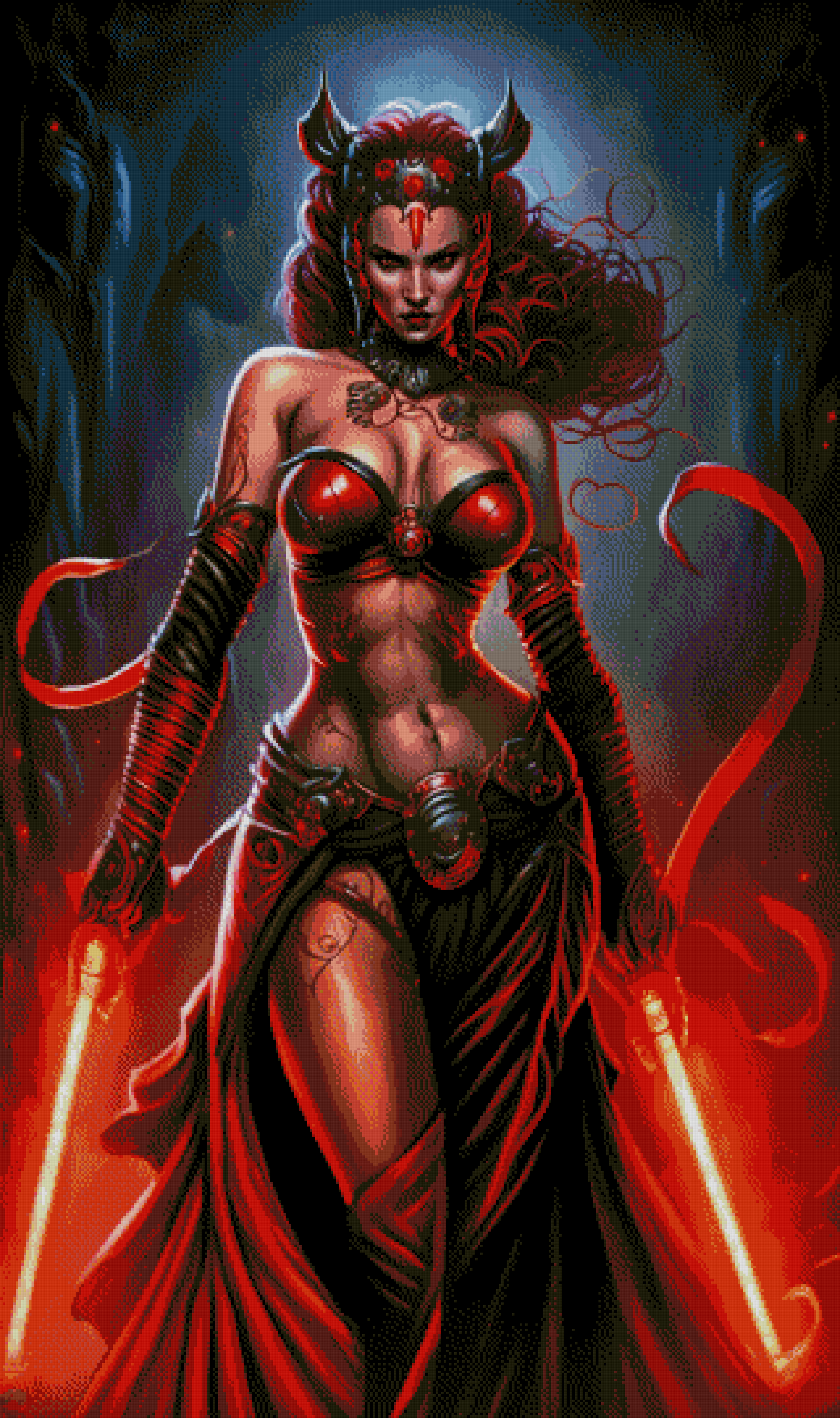 XXL Lady Red Devil