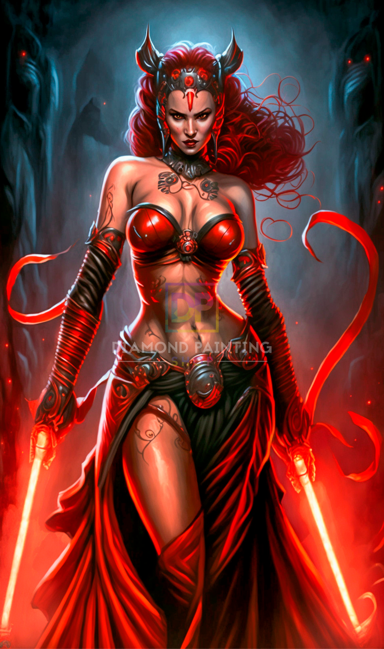 XXL Lady Red Devil