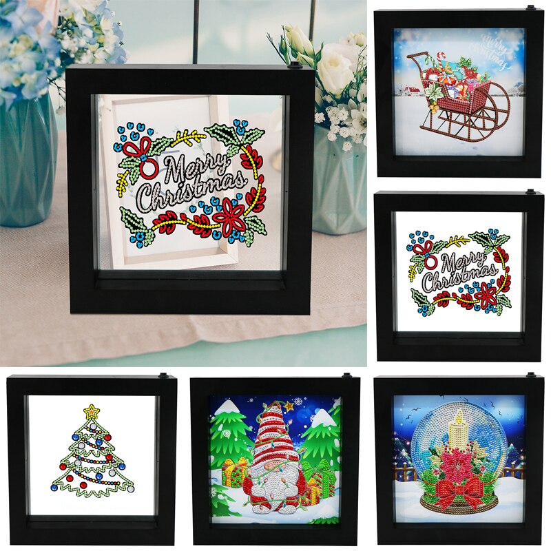 Weihnachten - LED Partial Motive mit Rahmen