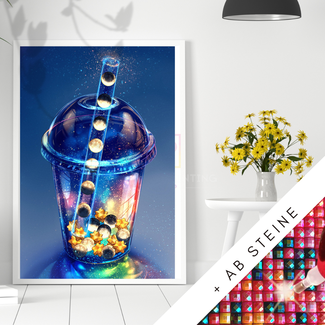 Limitiert Galaxy "Galaxy ToGo" 50x75cm mit AB Steine