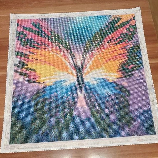 Special - AB Schmetterling 40x40cm 100% AB | Eckige Steine