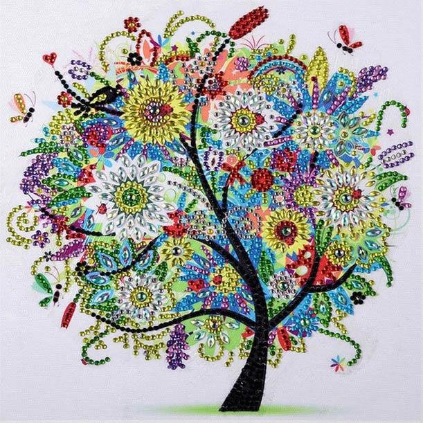 Partial | Jahreszeiten Baum 30x30cm