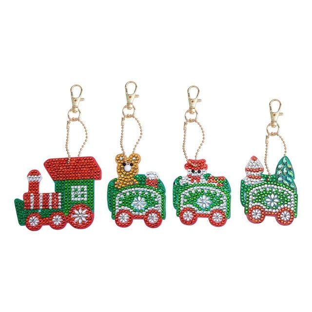 Weihnachts Winter Anhänger ver. Motive 4 Stk. | Für Anfänger