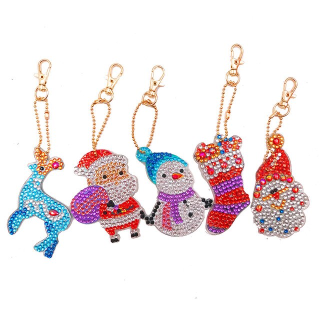 Weihnachts Winter Anhänger ver. Motive 4 Stk. | Für Anfänger