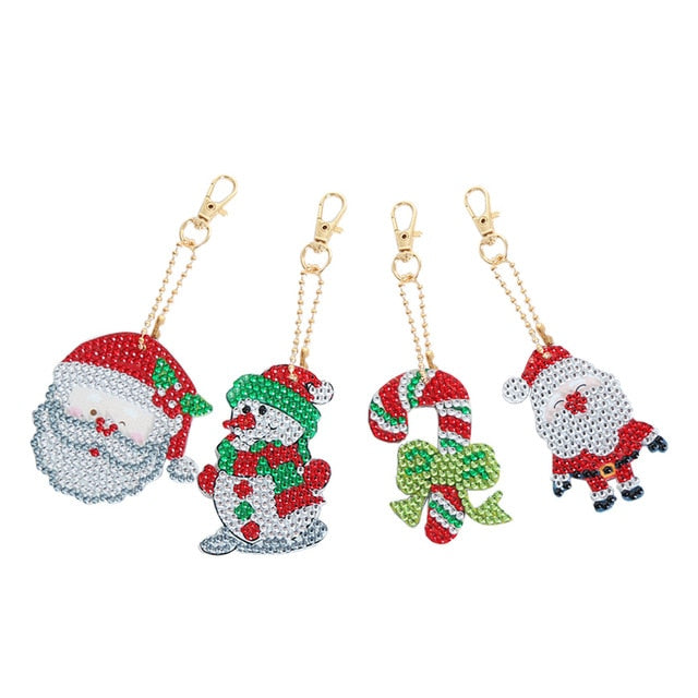 Weihnachts Winter Anhänger ver. Motive 4 Stk. | Für Anfänger