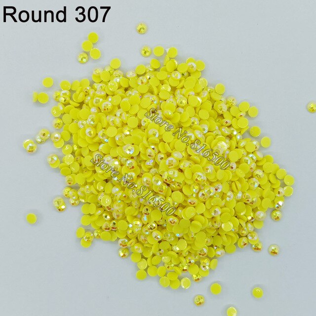 AB Ersatz Steine - Aurora Borealis Runde Steine