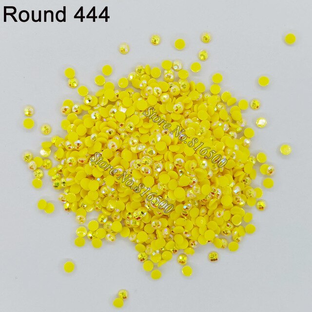 AB Ersatz Steine - Aurora Borealis Runde Steine