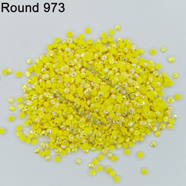 AB Ersatz Steine - Aurora Borealis Runde Steine