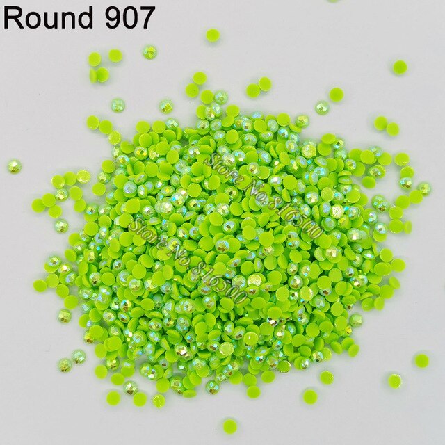 AB Ersatz Steine - Aurora Borealis Runde Steine