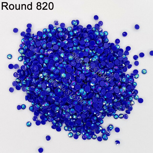 AB Ersatz Steine - Aurora Borealis Runde Steine