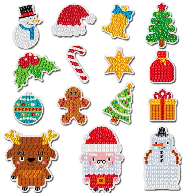Für Kinder Partial- Weihnachten Sticker 15stk.