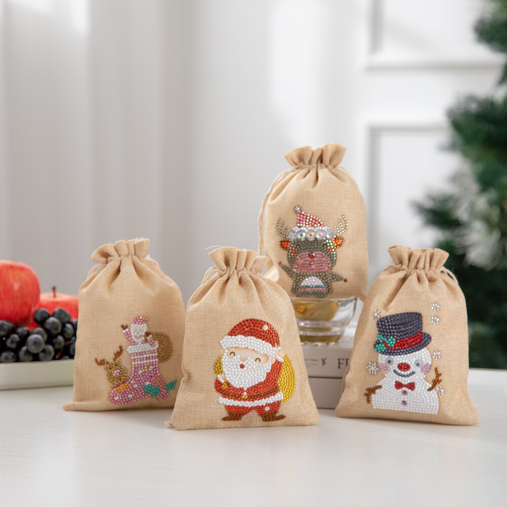Weihnachten - Nikolaus-Sack aus Leinen | Für Anfänger
