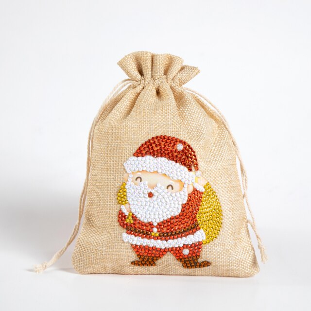 Weihnachten - Nikolaus-Sack aus Leinen | Für Anfänger