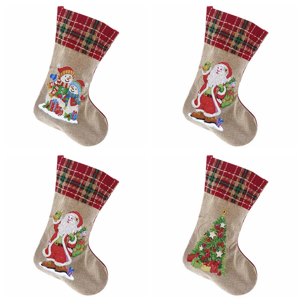 Weihnachten - Nikolaus-Stiefel Klassisch 20x35cm | Für Anfänger