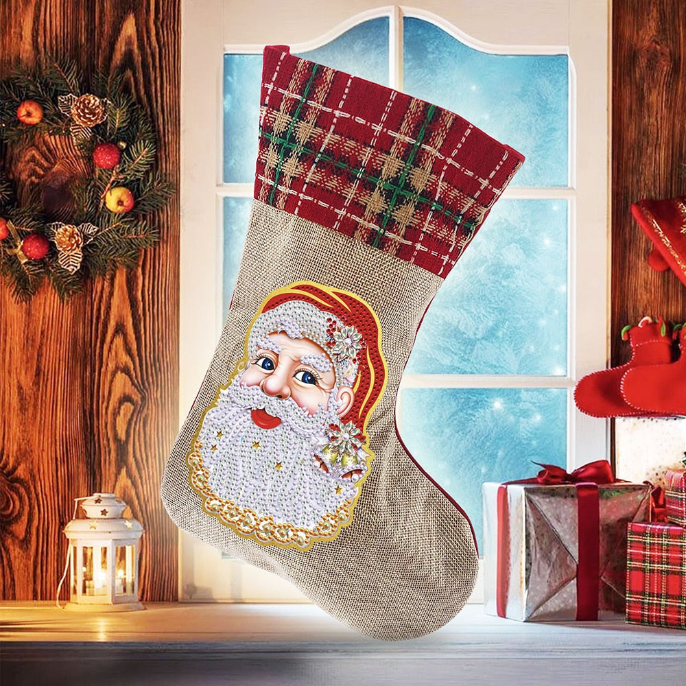 Weihnachten - Nikolaus-Stiefel Klassisch 20x35cm | Für Anfänger