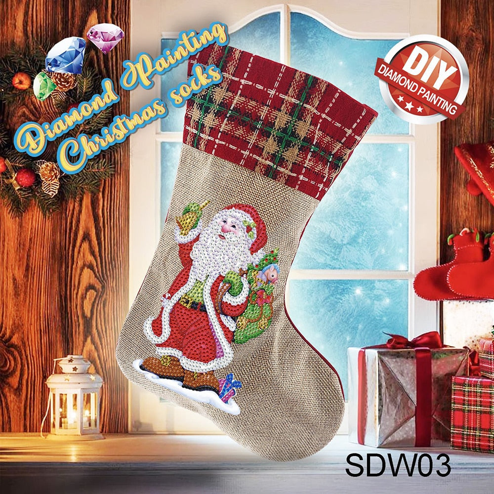 Weihnachten - Nikolaus-Stiefel Klassisch 20x35cm  | Für Anfänger