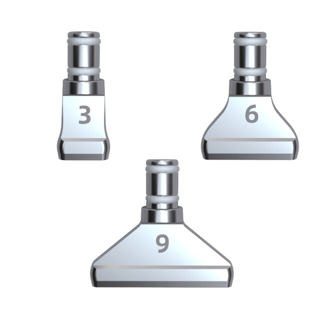 Edelstahl Multi Aufsetzer 1-10er