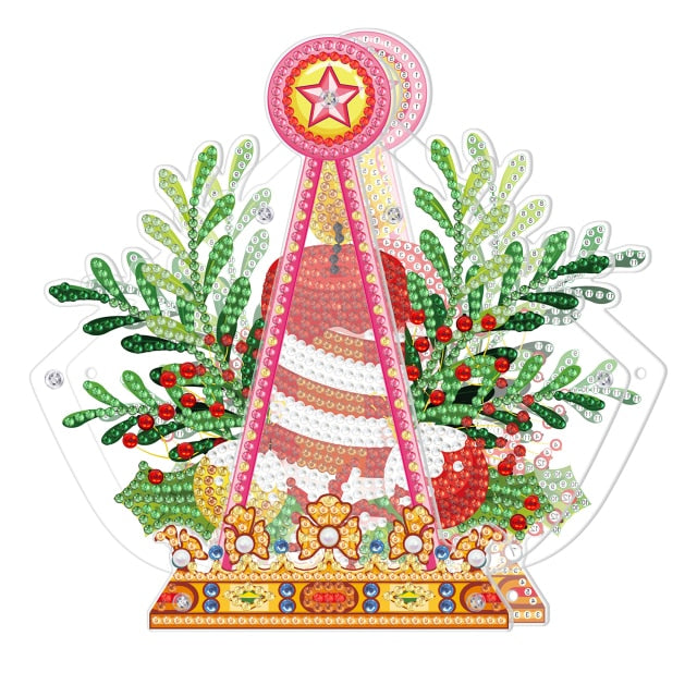 Weihnachten - 5D Schaukel 18,5x17cm | Für Anfänger