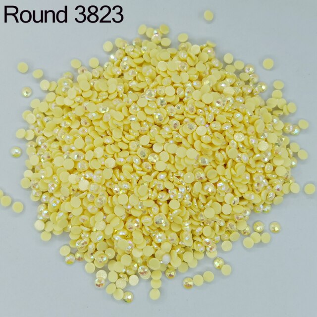 AB Ersatz Steine - Aurora Borealis Runde Steine