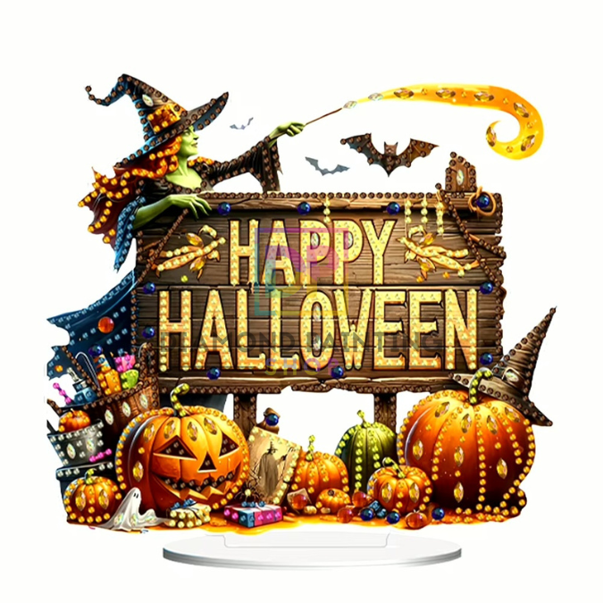 Halloween Diamond Painting Tischdeko-Set